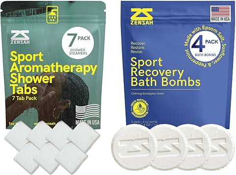 Eucalyptus Bath Bombs and Shower Steamers Gift Set
