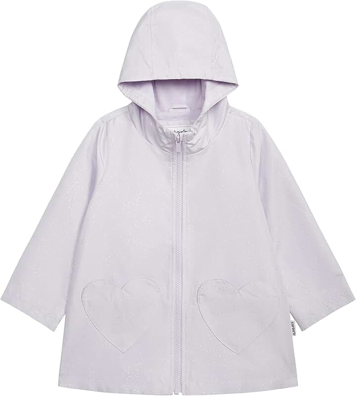 Girls' lightweight rain jacket