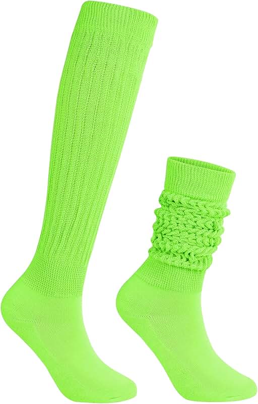 Women’s Slouch Knee-High Socks for Winter