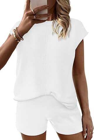 Women's Cap Sleeve Knit Pajama Set