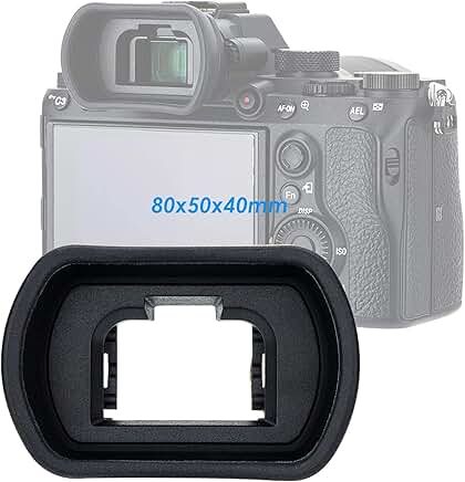 Large Soft Silicone Eye Cup for Sony Cameras