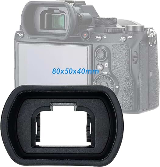 Large Soft Silicone Eye Cup for Sony Cameras