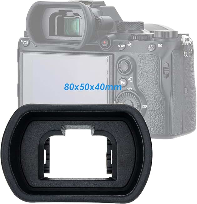 Large Soft Silicone Eye Cup for Sony Cameras