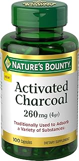 Activated Charcoal 260 mg, 100 Capsules for a Healthy Lifestyle