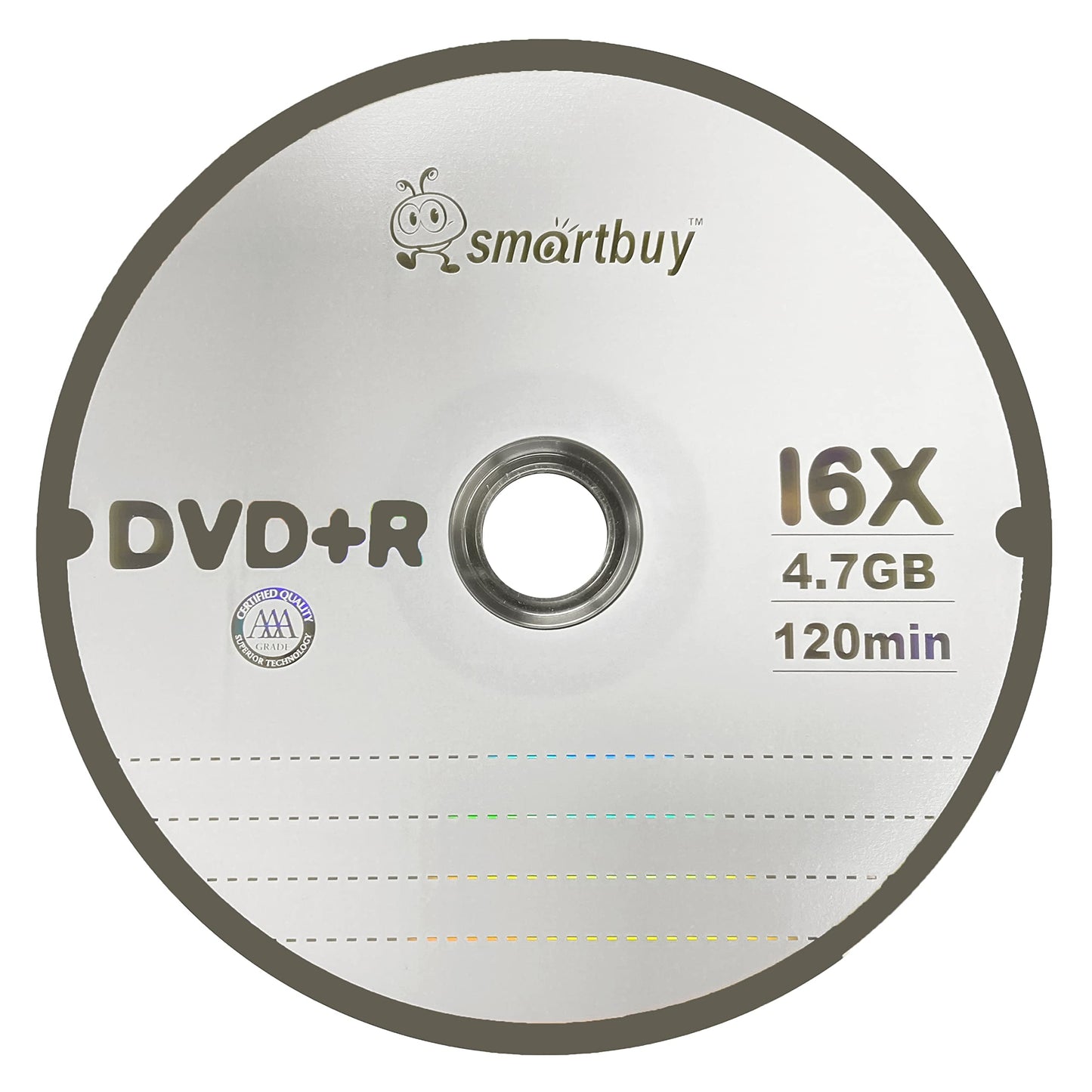 600-disc 4.7gb/120min 16x DVD+R Logo Top Blank Data Recordable Media Disc