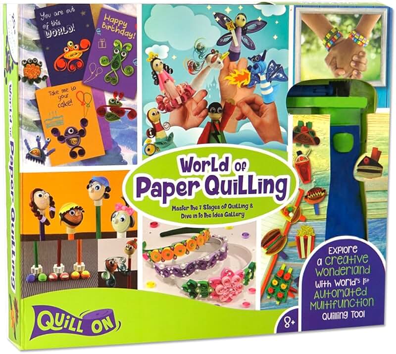 World of Paper Quilling with Electric Tool for Kids
