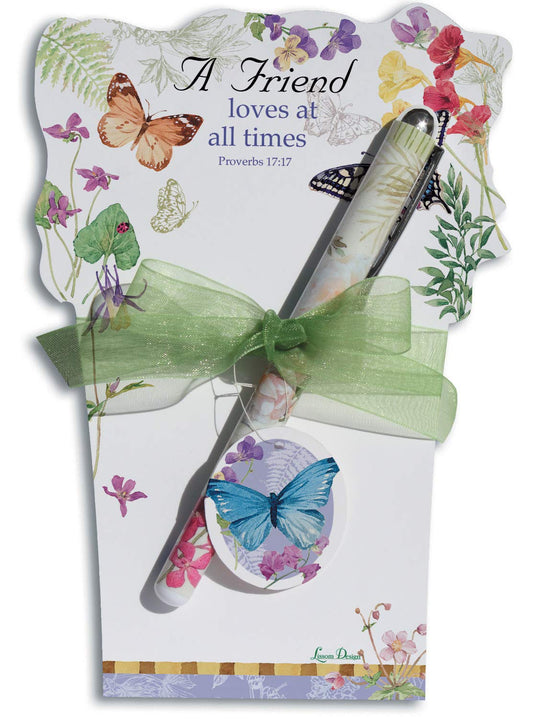 Flower Pot Shaped Notepad and Pen Gift Set
