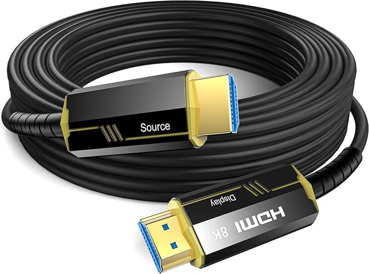 65FT 8K HDMI Cable with Gold Connectors