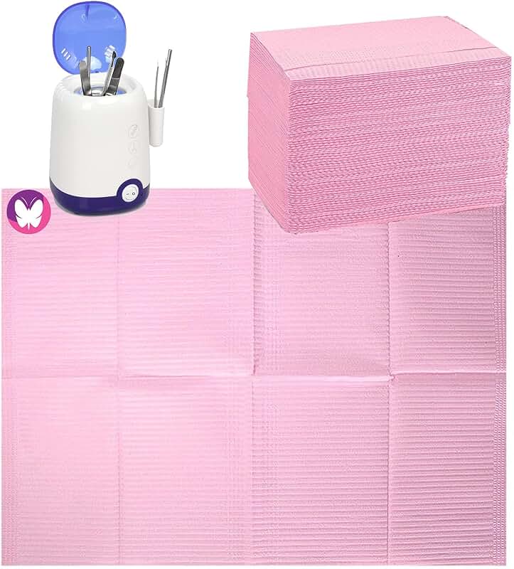 Nail Tech Cleaning Set with Table Mats and Sterilizer