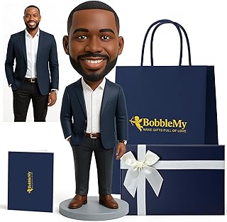 Personalized Custom Bobblehead Gift Set