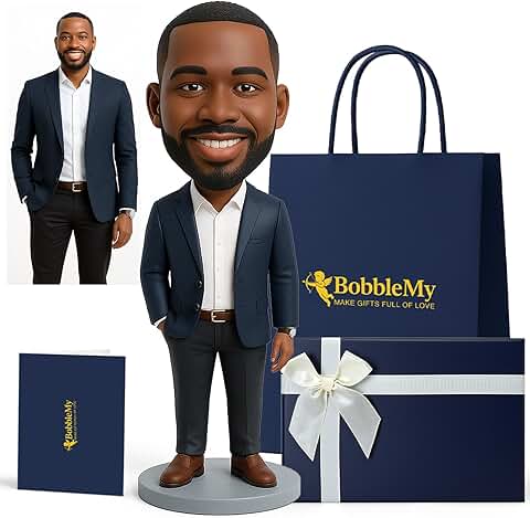 Personalized Custom Bobblehead Gift Set