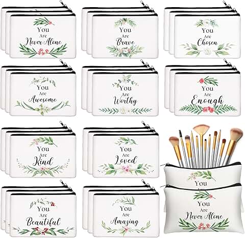 30 Inspirational Makeup Bags for Women and Friends