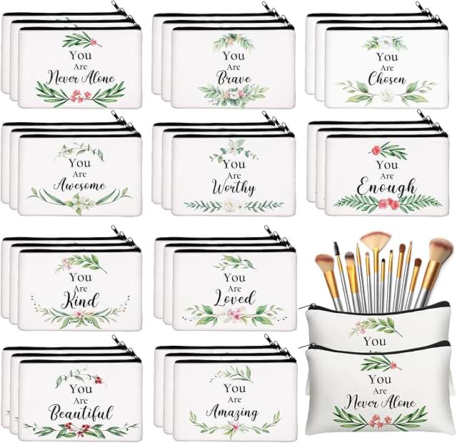 30 Inspirational Makeup Bags for Women and Friends