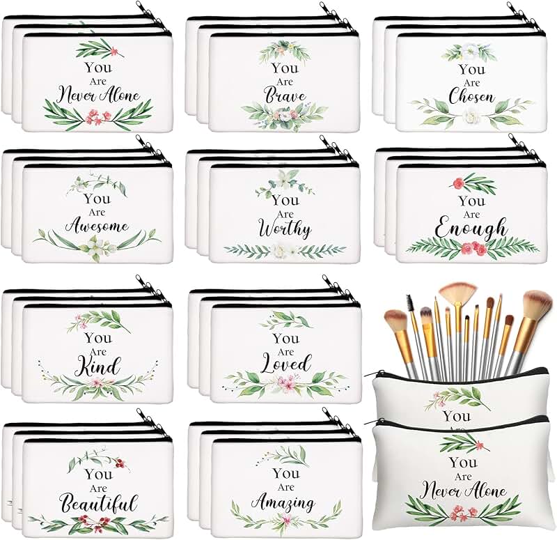 30 Inspirational Makeup Bags for Women and Friends