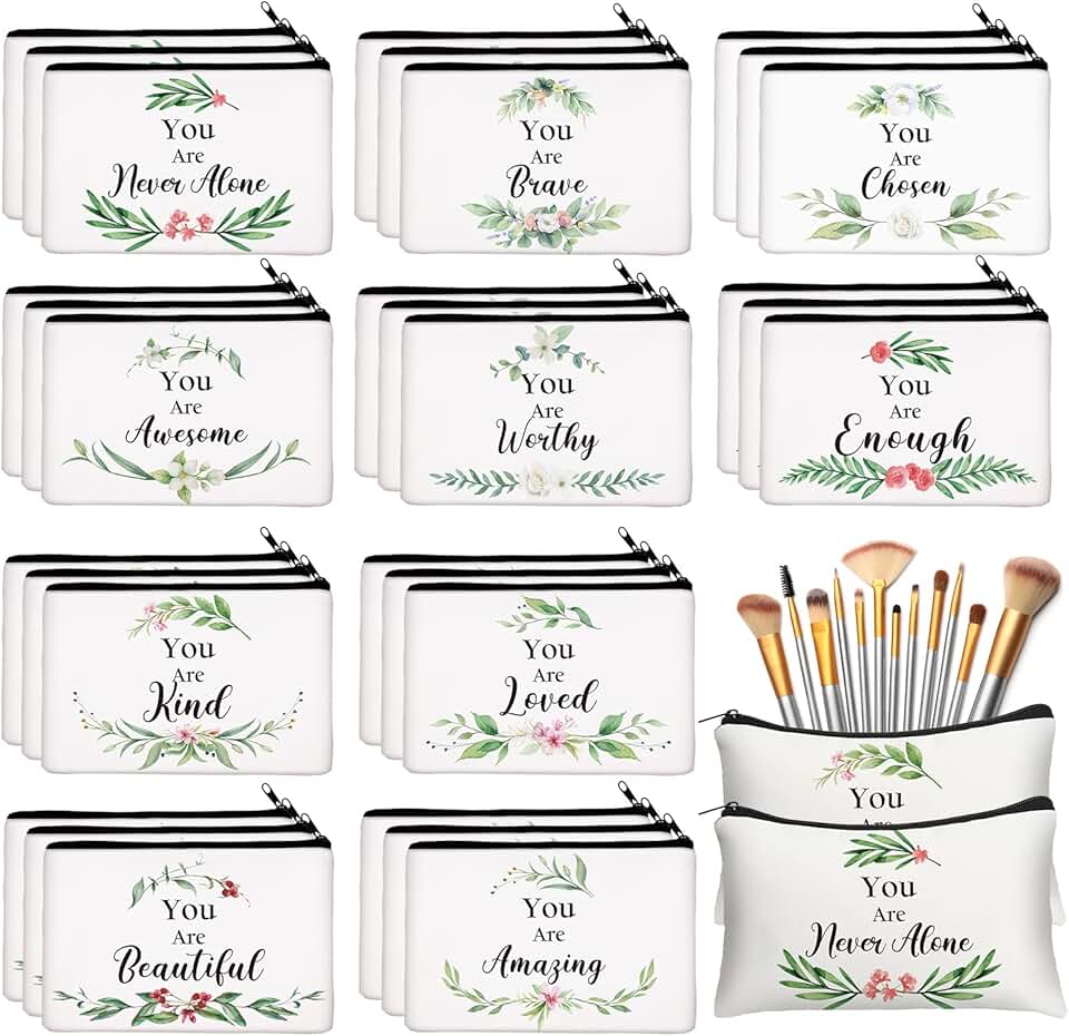 30 Inspirational Makeup Bags for Women and Friends