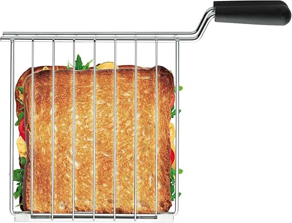 Set of 2 sandwich cages with drip tray for toasters