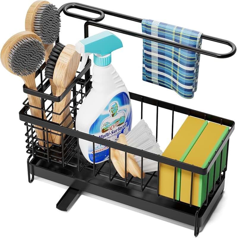 Slim Bathroom Storage Cabinet with Wheels and Baskets