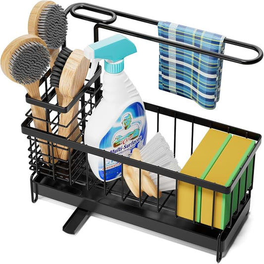 Slim Bathroom Storage Cabinet with Wheels and Baskets