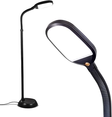 Bright LED Floor Reading Lamp for Living Room and Bedroom