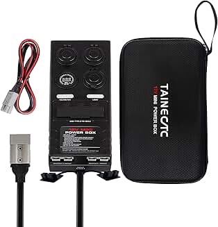 12V Power Distribution Box with USB and Sockets