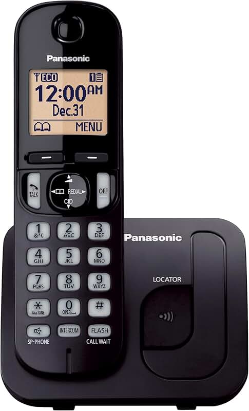 Cordless Phone with Backlit Display and Call Block