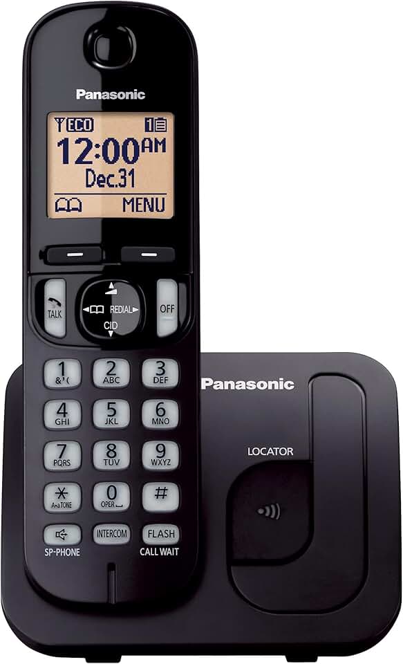 Cordless Phone with Backlit Display and Call Block