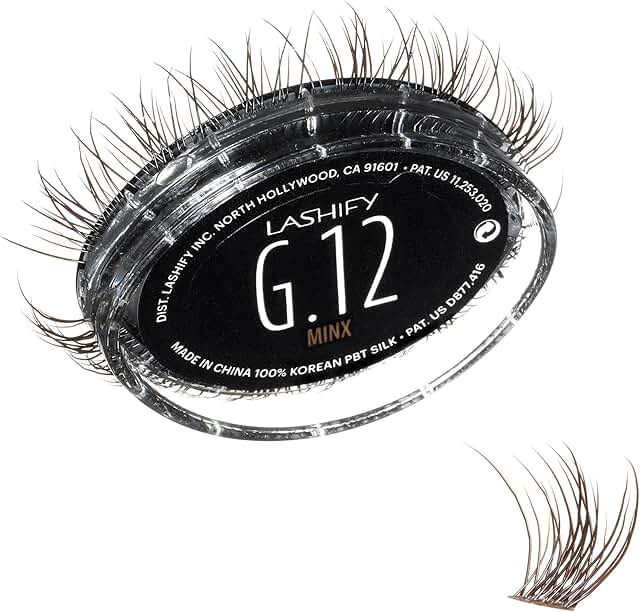 12mm Gossamer Lashes in Minx Color for a Voluminous, Wispy Look