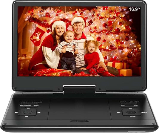 Portable DVD Player with 14.1" HD Screen and Remote