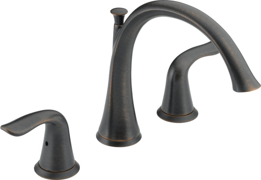 T2738-RB Lahara Roman Tub Trim, Venetian Bronze, 4.00 x 9.00 x 20.00 inches