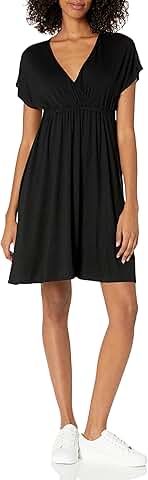 Women's Surplice Dress in Plus Size