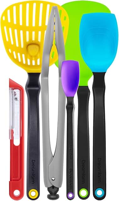 Ultimate Silicone and Nylon Kitchen Utensil Set
