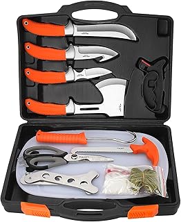 15-Piece Deer Hunting Knife Set for Field Dressing