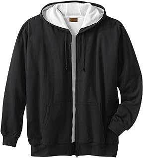 Men's Big & Tall Full-Zip Thermal Hoodie