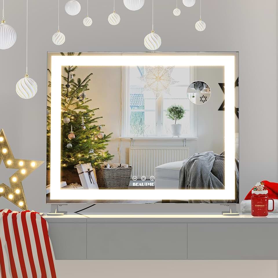 Lighted Vanity Mirror with 10X Magnification