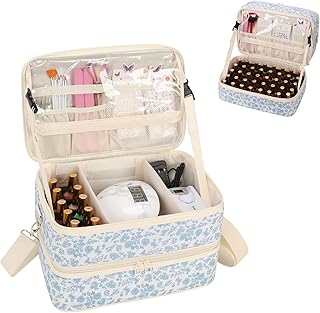 Ethereal Nail Polish Organizer Bag for 50+ Bottles