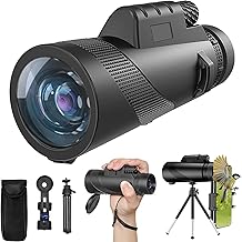 High-Powered 10x42 Monocular for Adults with Tripod