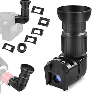 Right Angle Viewfinder with Mounting Adapters for DSLR Cameras