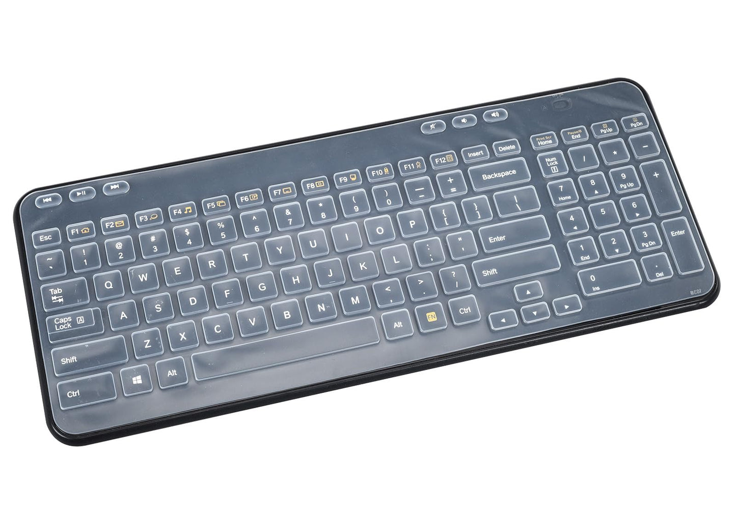 Clear keyboard cover for wireless MK360 and K360