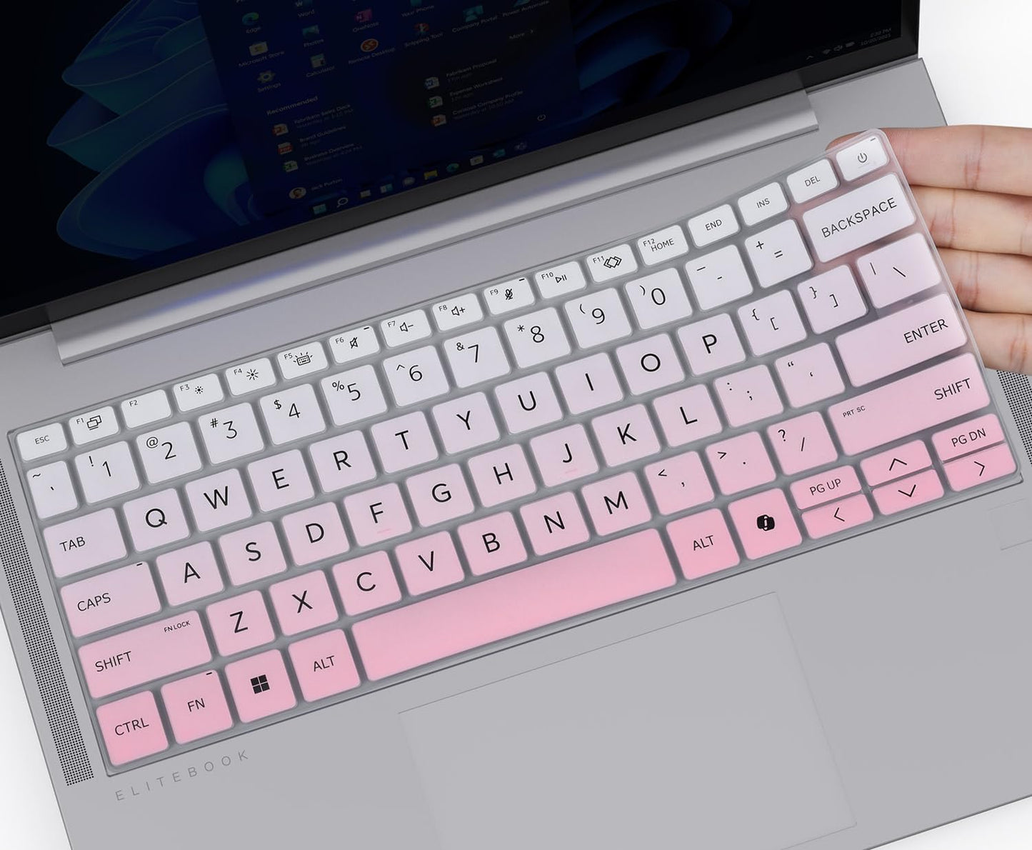 Ultra Thin Keyboard Cover for 14-Inch Laptops