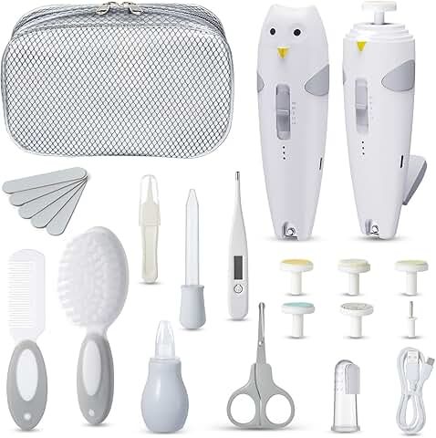 26-in-1 Baby Healthcare and Grooming Kit with Nail Trimmer