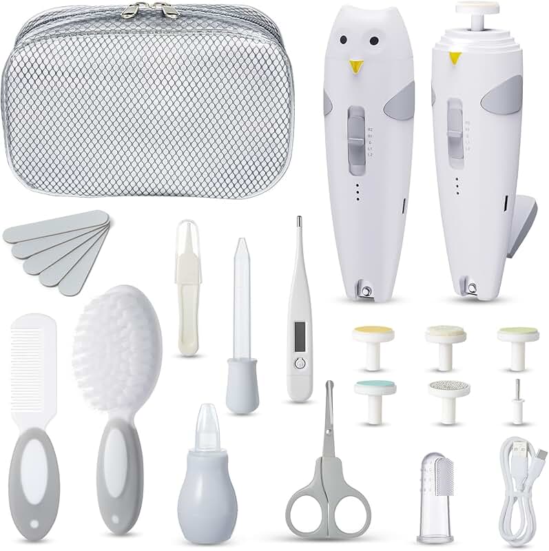 26-in-1 Baby Healthcare and Grooming Kit with Nail Trimmer