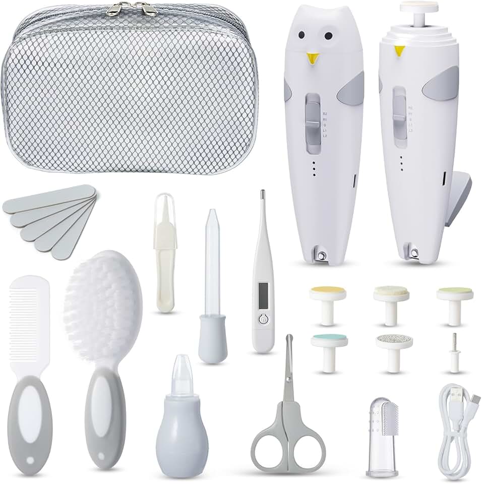 26-in-1 Baby Healthcare and Grooming Kit with Nail Trimmer