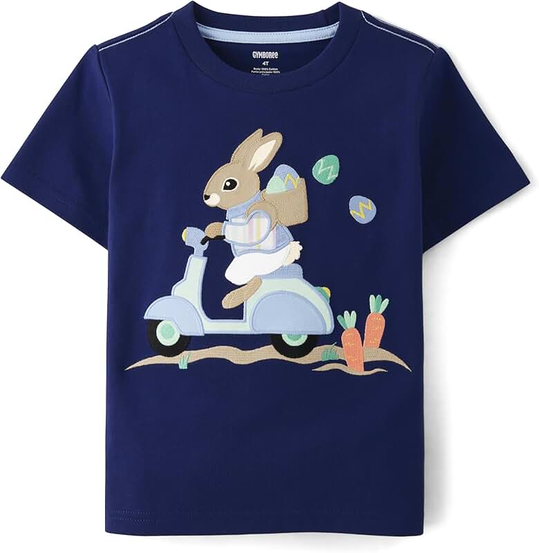 Baby Boys' Holiday Embroidered T-Shirt