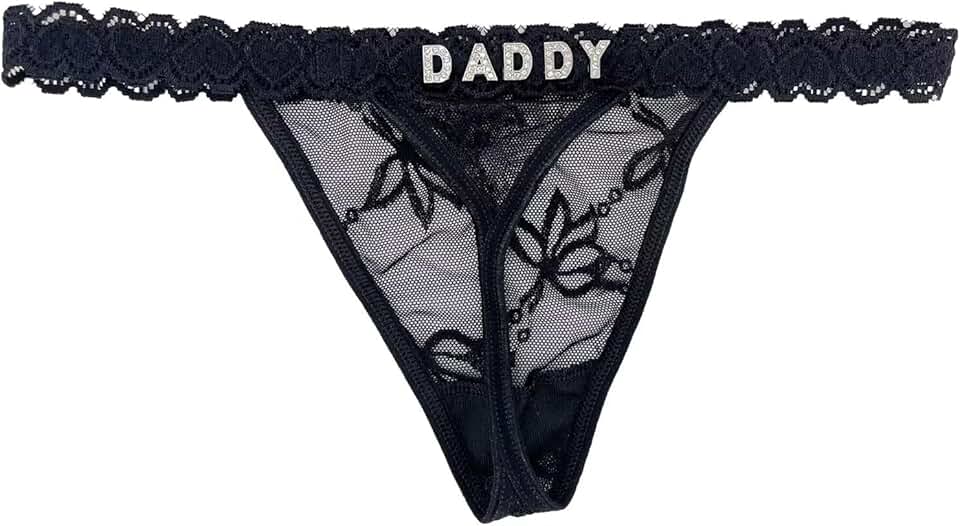 Funny Custom Low Rise Thong for Women