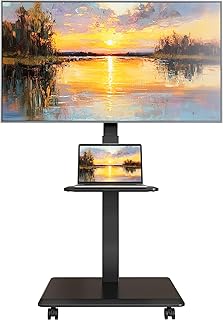 Adjustable Steel TV Stand for 32-75 inch TVs
