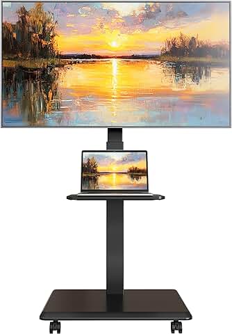 Adjustable Steel TV Stand for 32-75 inch TVs