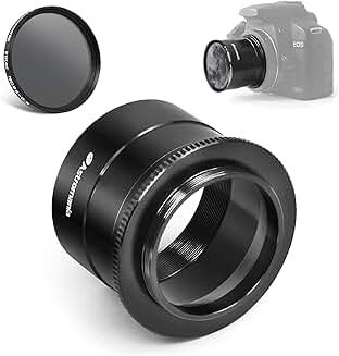 2-inch Moon Telescope Eyepiece with Color Filter and Camera Adapter