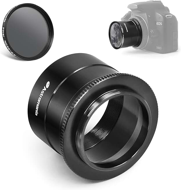 2-inch Moon Telescope Eyepiece with Color Filter and Camera Adapter