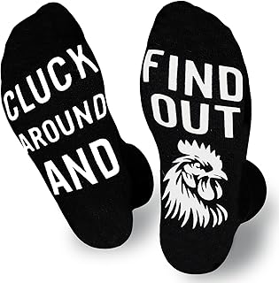 Funny rooster socks for men and women