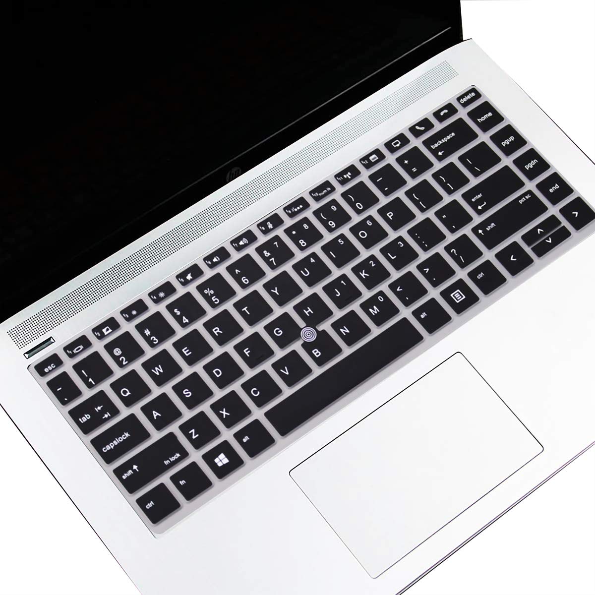 Black keyboard cover for 14-inch laptops